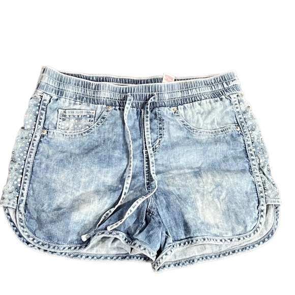 Justice Girls High Rise Midi Shorts, Sizes 6-18, Slim & Plus